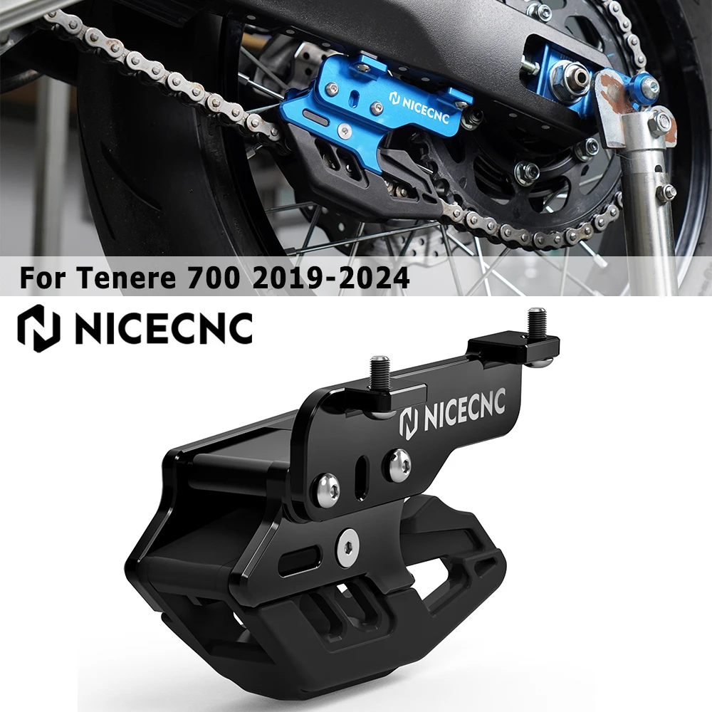 Nicecnc para yamaha tenere 700 2019-2024 guia de corrente da motocicleta capa tenere 700 world raid xtz700 t700 tenere 700 acessórios
