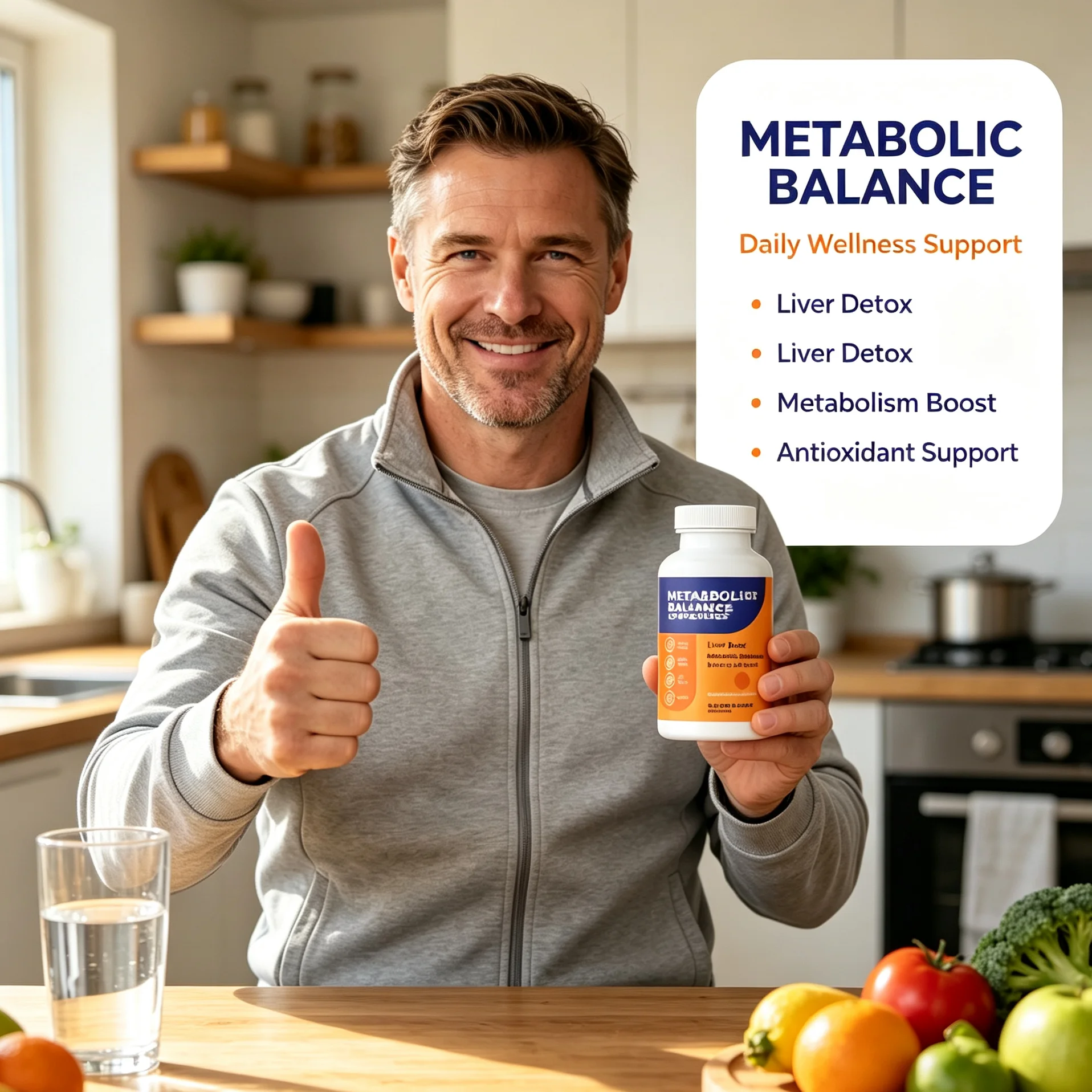 Herbal Metabolic Balance Capsules, Liver Detox & Purification Support, Improve Metabolism, Natural Liver Care Oral Supplement