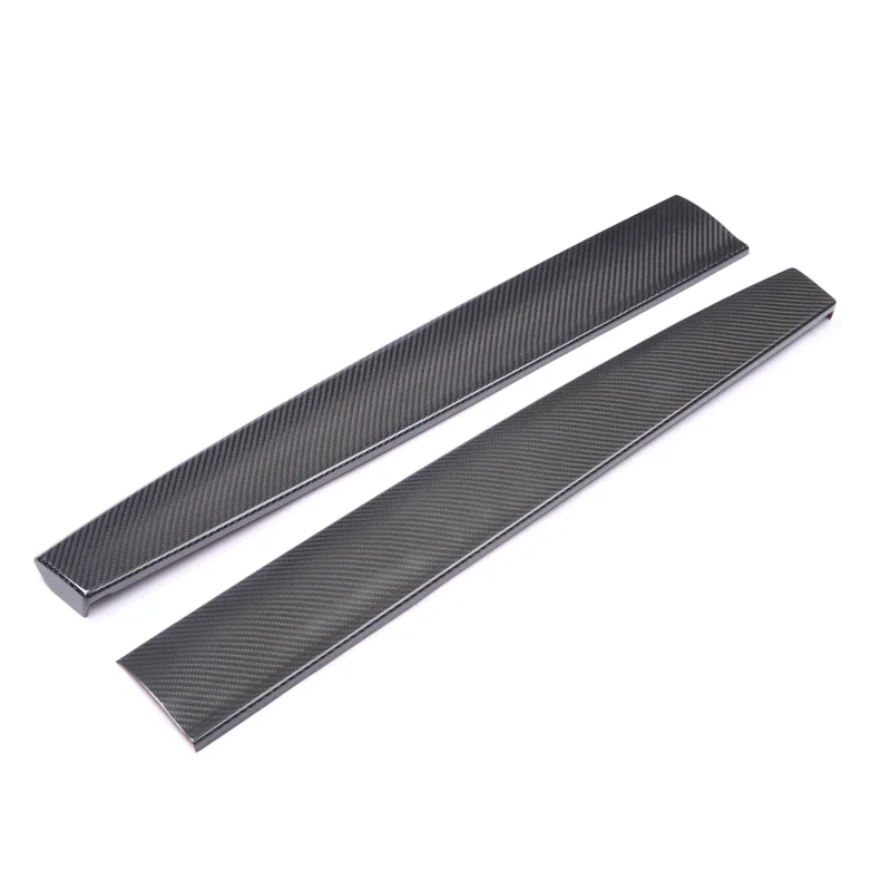 For Tesla Model 3 For Tesla Model Y 2011- 2024 Real Carbon Fiber Car Interior Door Trim Panel Cover Trim Sticker Car Accessories