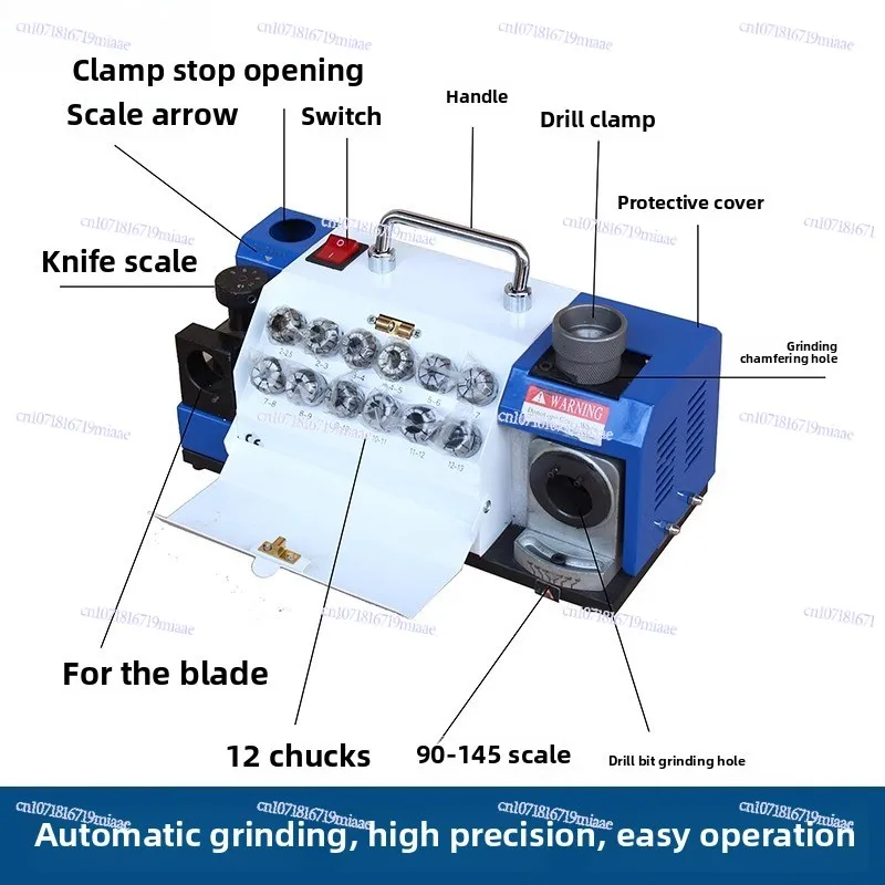 Meuleuse de forage hélicoïdal, meuleuse d'outils spéciaux
