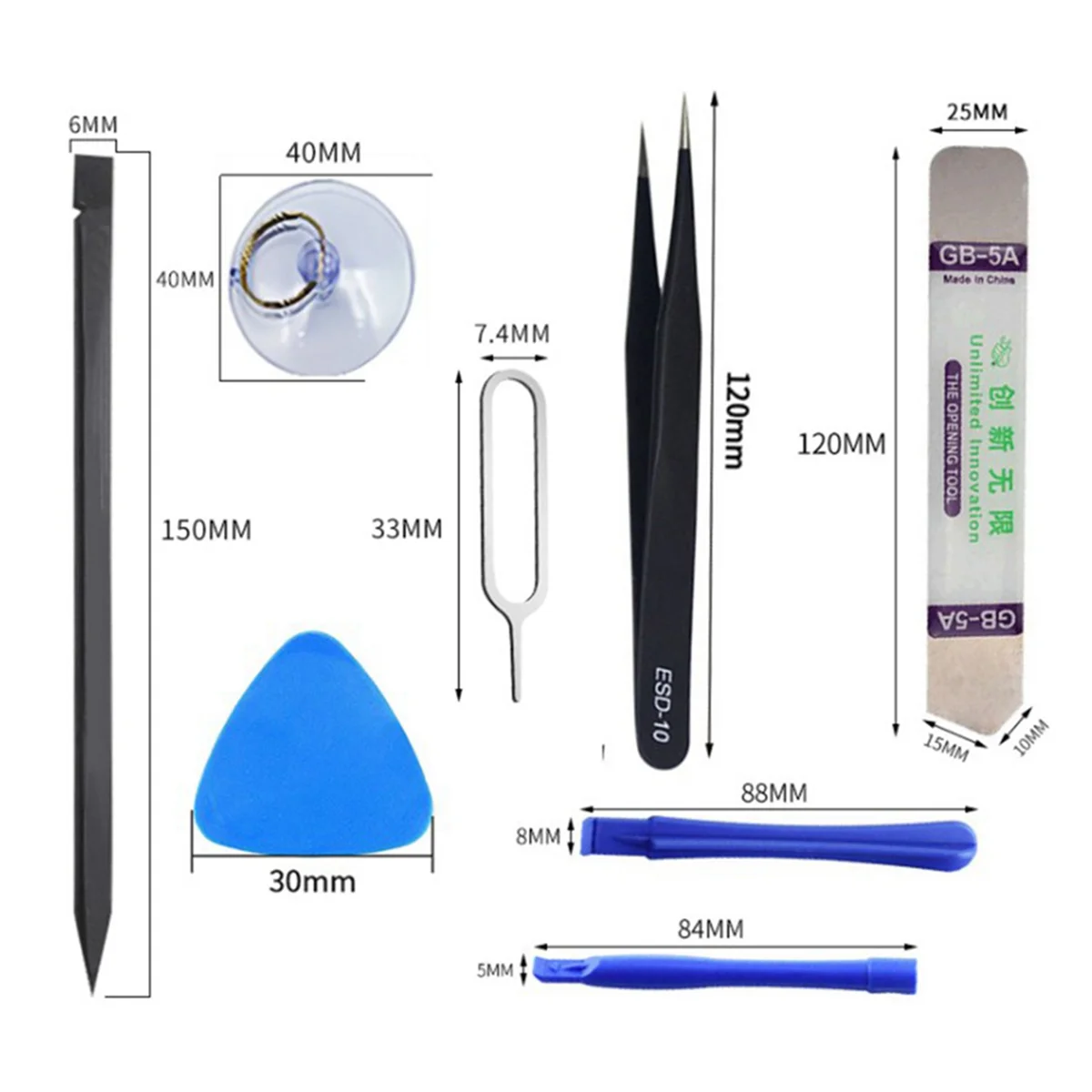 2X 45 in 1 Opening LCD Screen Cell Phone Repair Tools Kit for Phone Laptop Watch Glasses Repair Tools Kit