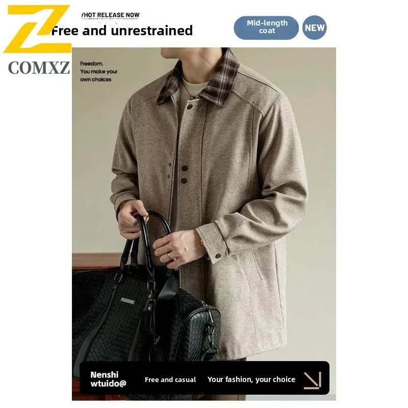 

COMXZ Gorpcore Chaqueta Korean Fashion Lightweight Outdoor Cycling Brand Luxury Jacket Autumn Man Clothes Long Trench Coat