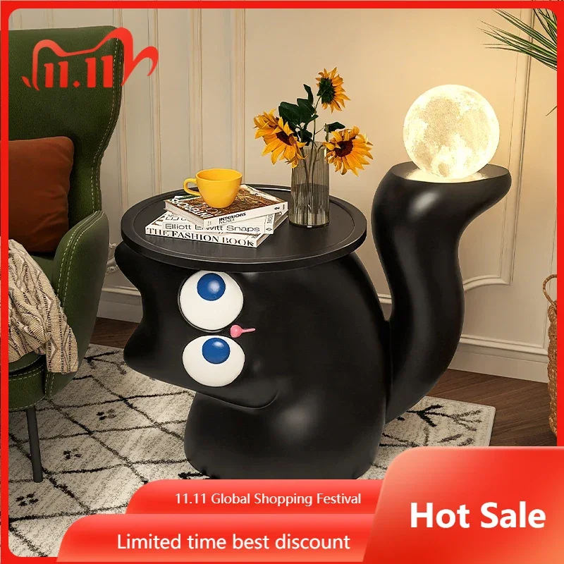 

Portable European Coffee Table Epoxy Unique Light Center Modern Side Table Design Nordic Cute Mesa De Centro Sala Home Furniture