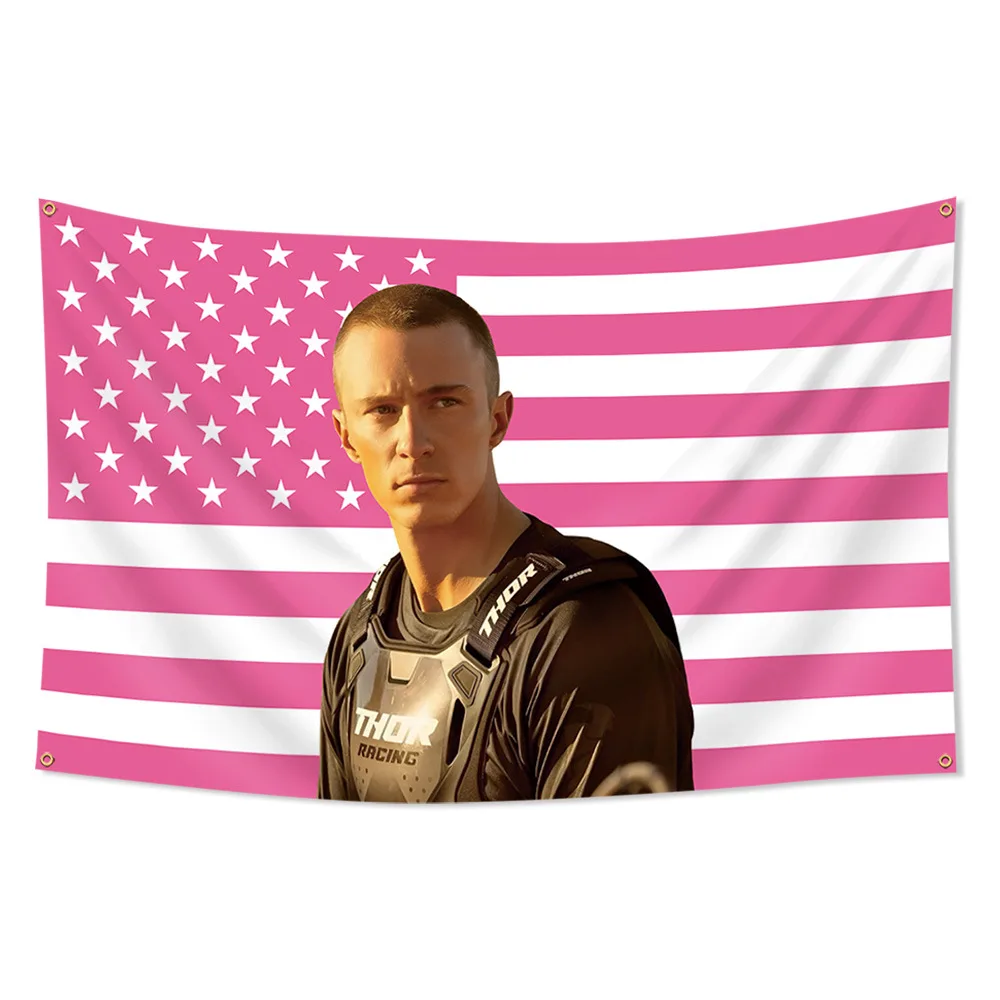 Starkey Rafe Cameron American Funny Flags for Outdoor Room Decorations Pirate Theme Advertising Banners for Garage Decoration