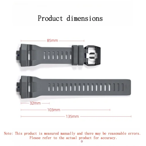 Imagen 2 del producto Correa de reloj de resina de liberación rápida para Casio GBD-200-1 GBD-200SM, accesorios de correa de reloj para hombre, pulsera deportiva de goma resistente al agua