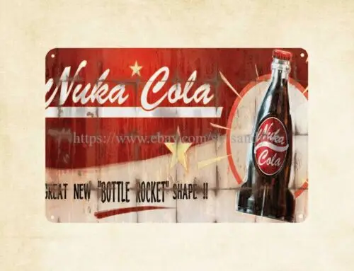 cola billboard fallout.metal tin sign home wall art