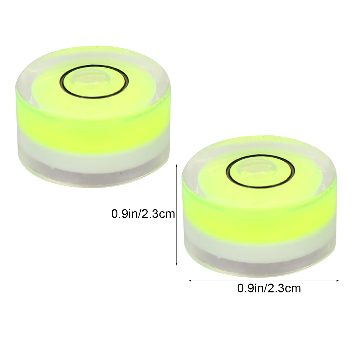 10pcs 18X9Mm Circular Bubble Clear Acrylic High Precision For Picture Frame Cross-Stitch Mural Hanging Tool Universal Level