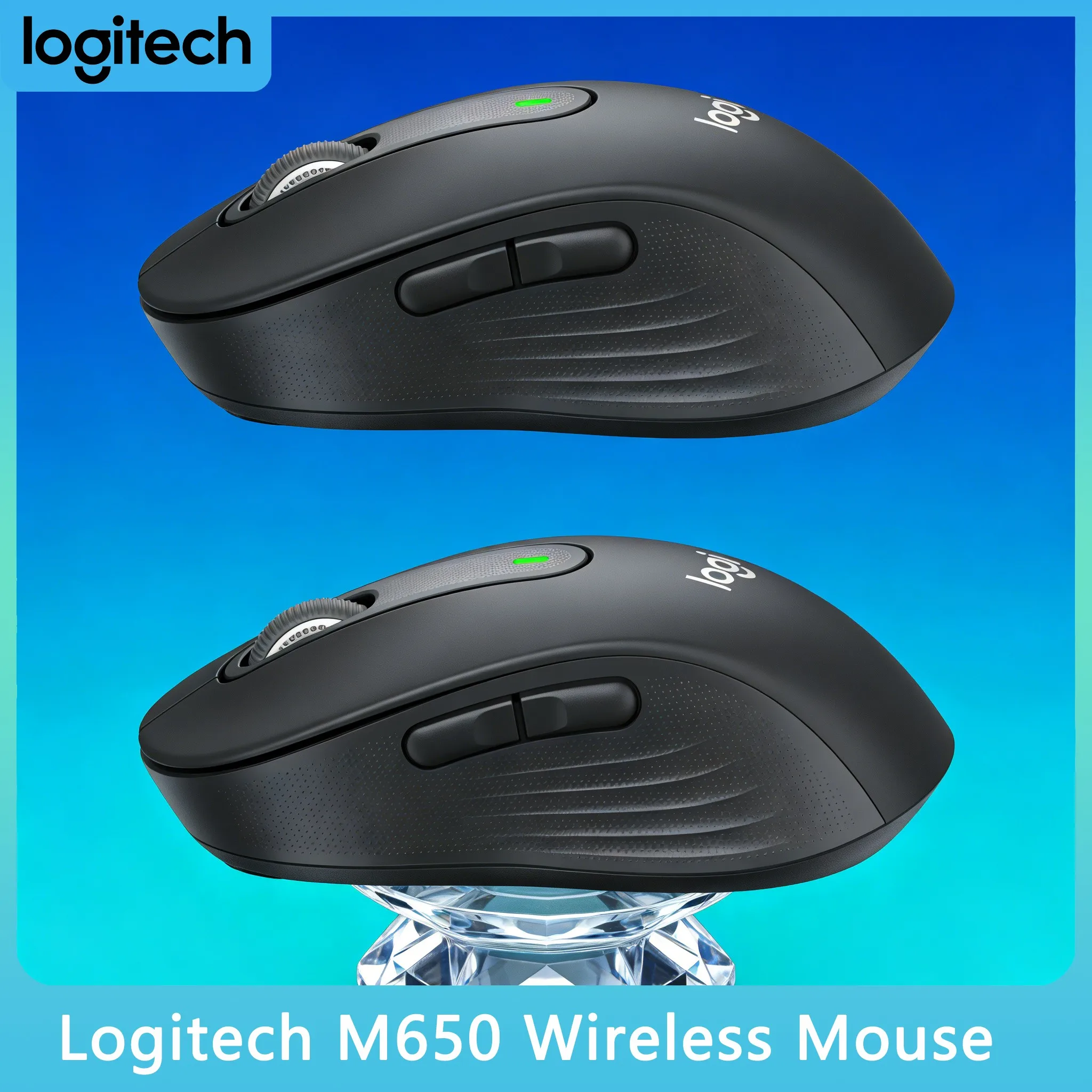 

Logitech M650/M650L Long Battery Travel Mouse - 24-Month for Travel Trips