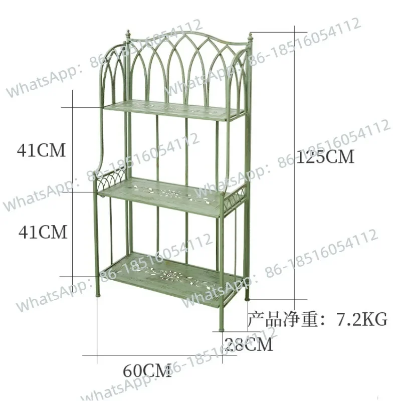 Garden Decoration Flower Pot Rack, Outdoor Multi-layer Iron Storage Rack, Succulent Storage Rack