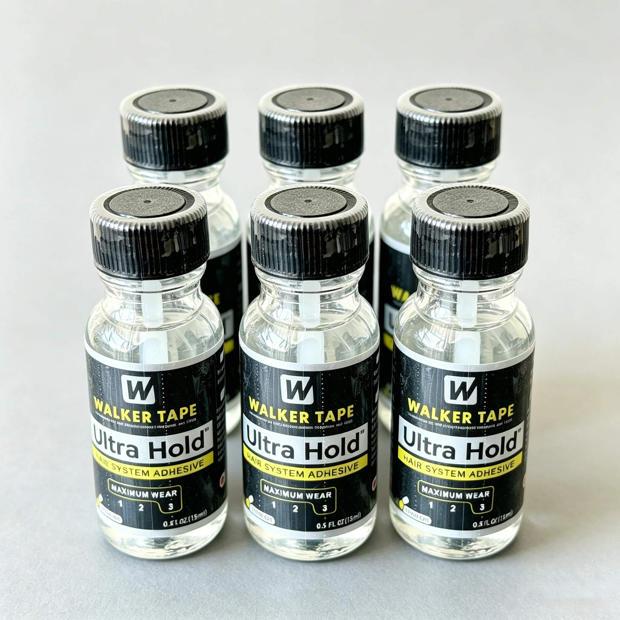 Ultra Hold Walker Tape Hair Glue for Lace Wig 15ml Bond Hold Lace Wig Glue Waterproof Men's Toupee Glue Hair Glue for Lace Wig