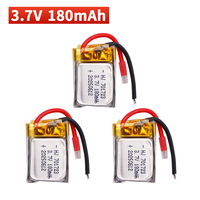 180mAh 3.7V Lipo Battery for Syma S105 S107 S107G S108 Skytech M3 m3 S977 Helicopter Spare Parts Battery 1-10pcs