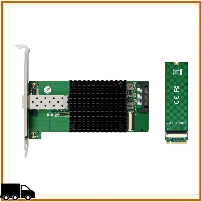 

A35M-2X Server Network Card M.2 B+M KEY 8-Channel Single-Port 10Gbe SFP Ethernet NIC Network Card For Win10 Freebsd Linux