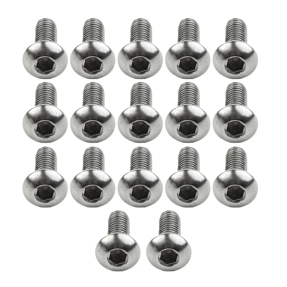 17Pcs Electric Scooter Steel Bolts For M365 Bottom Board Screws 3*8mm Durable Steel Repair Replace Bolt