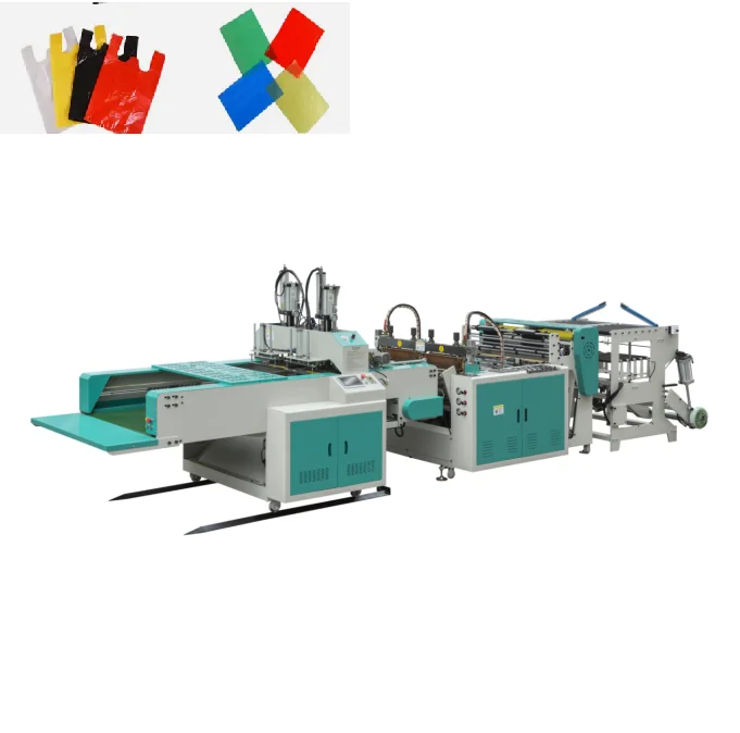 Shopping Bag Bag Making Machine SS Biodegradable PP T-shirt Supermarket Plastic Plastic Bag Production Line General