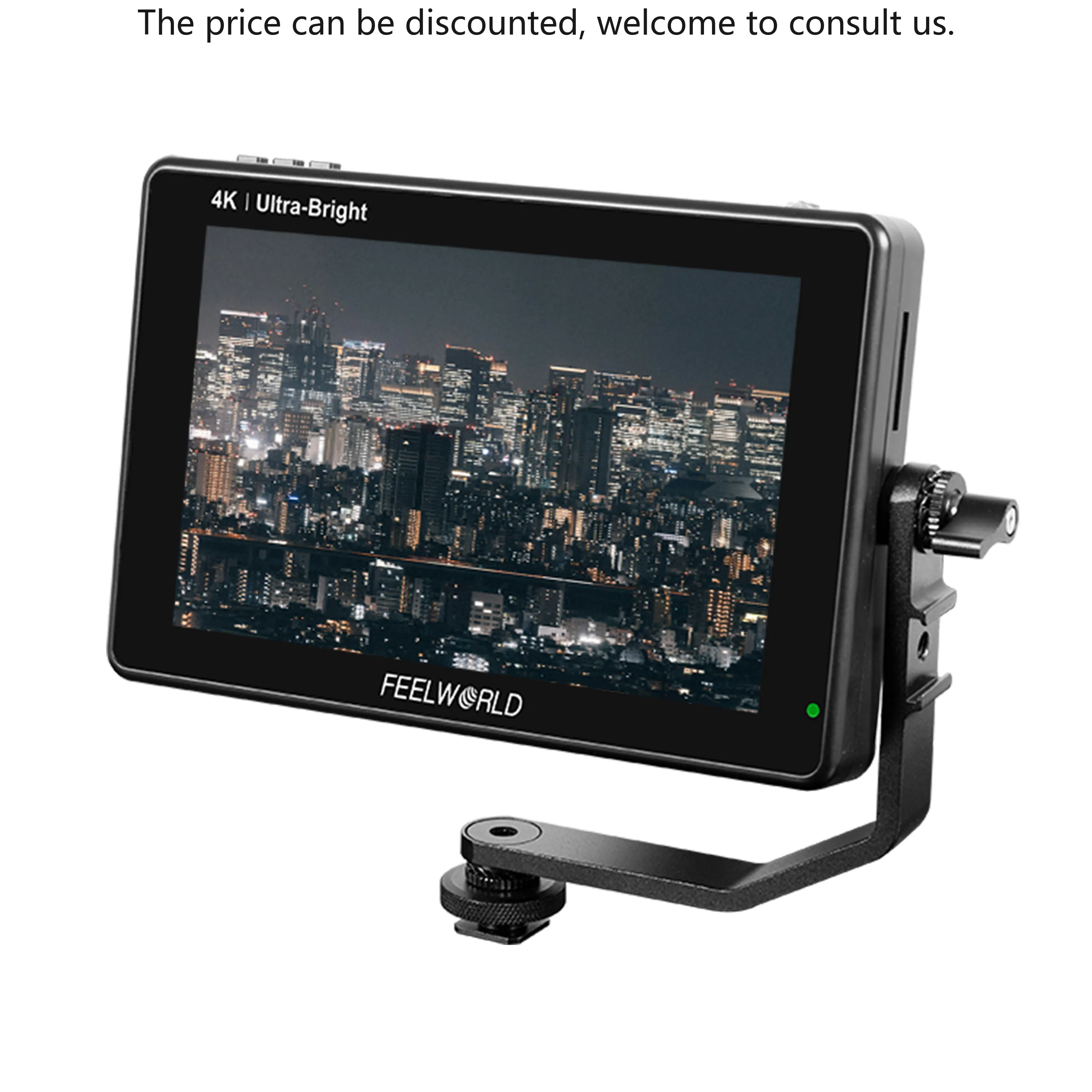 

Feelworld LUT7 Camera Monitor 2200nits Portable 7 Inch DSLR Monitor With 4K HDMI Input Output IPS For Camera Field Monitor