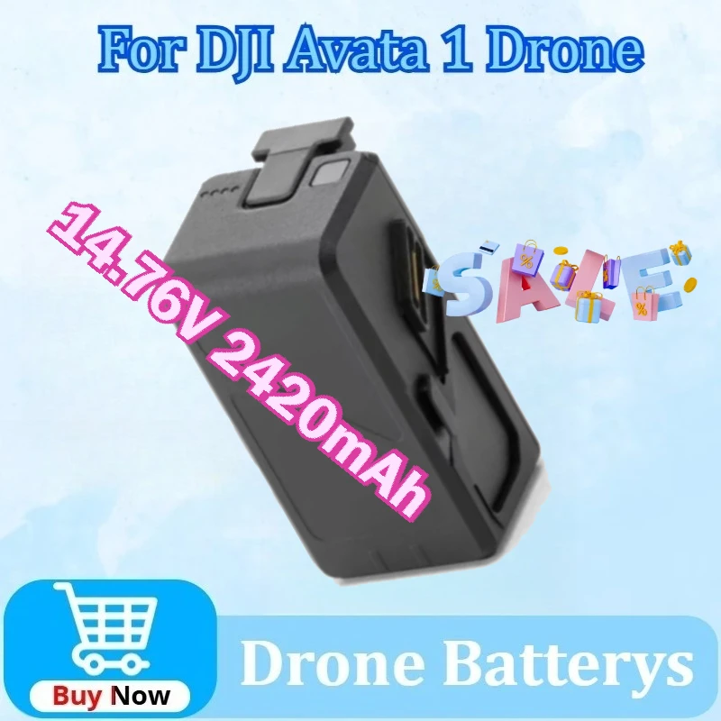 

Upgraded Intelligent Flight Drone Battery 14.76V 2420mAh 35.71Wh for DJI Avata Drone Up To 18 Minutes Light Time Accessories