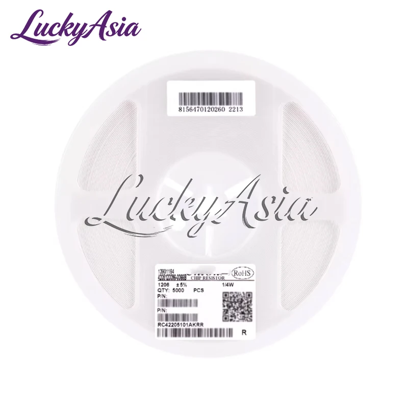 

1000pcs 3216 Chip resistor 1% 1206 0 1 10 20 47 100 Ohm 0R 1R 10R 20R 100R 1K 2K 10K 20K 47K 100K 200K 470K 1M 10M 0R~10M 1/4W