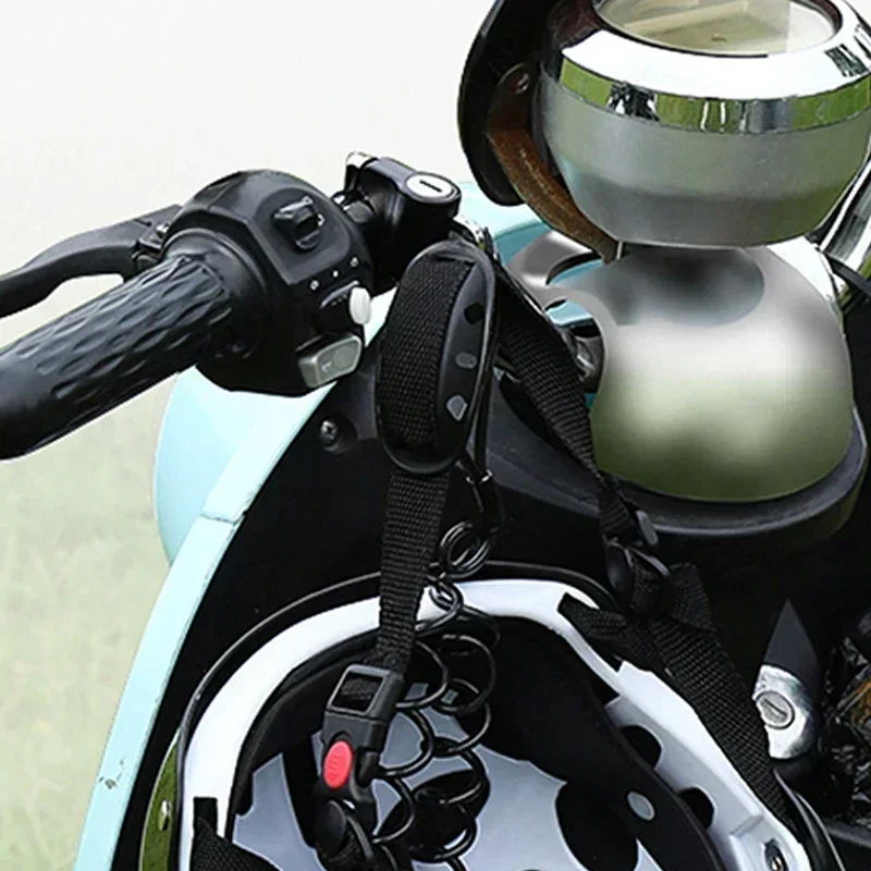 Helmet Lock for Motorcycle Scooter Atv Bicycle Universal Security Anti-theft Handlebar Lock 20mm-26mm with Keys Handle Locks