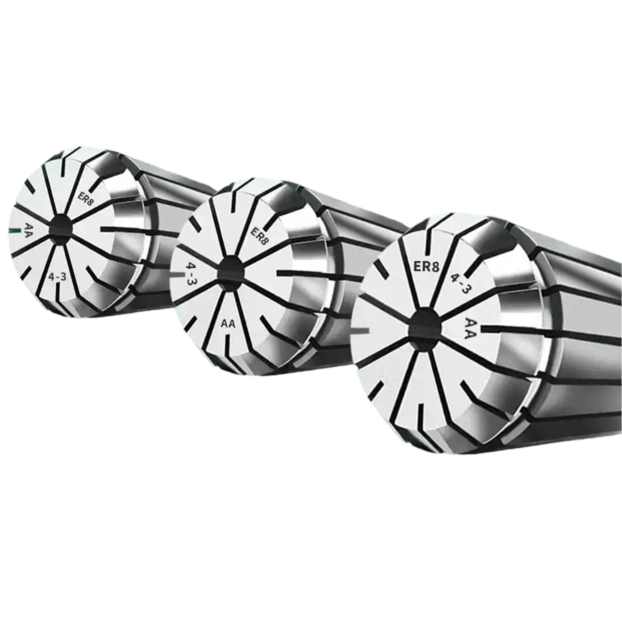 ER8 콜렛 척 AA 0.008mm ER8 콜렛 세트 1mm-6mm 3.175mm ER 콜렛 척 CNC 밀링 머신 선반 도구