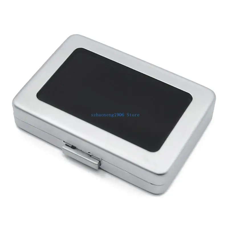 85LF Metall-Aufbewahrungsbox für lose Diamanten, Schmuck, Schiebeschnalle, Edelsteine,