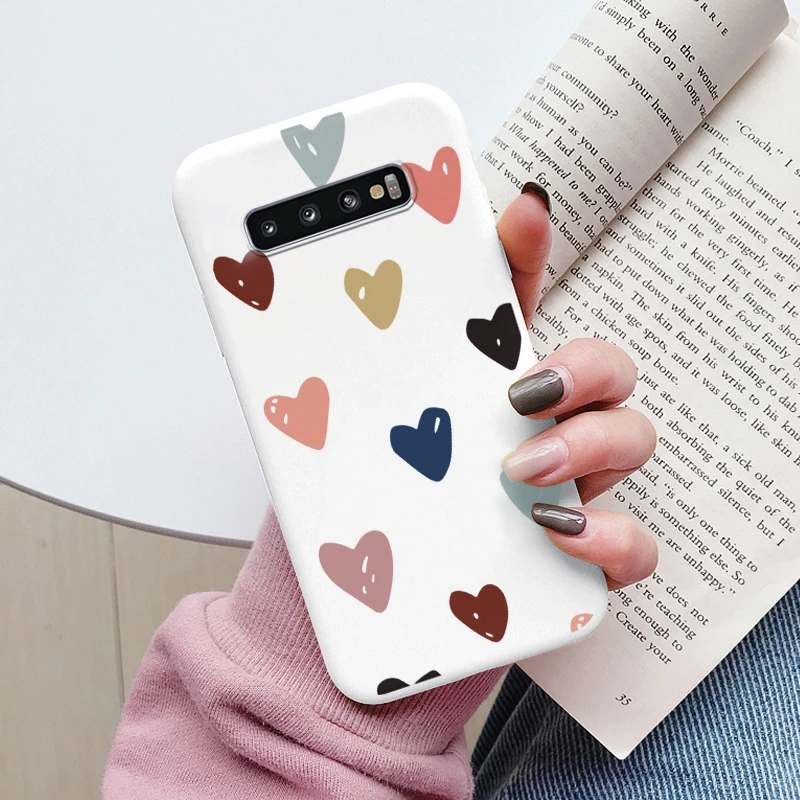 Fall Für Samsung Galaxy S10 S10 Plus S10E Telefon Abdeckung Nette Cartoon Candy Gemalt Weiche TPU Coque Für Samsung S10 s10 + S10E Funda – Detail 1