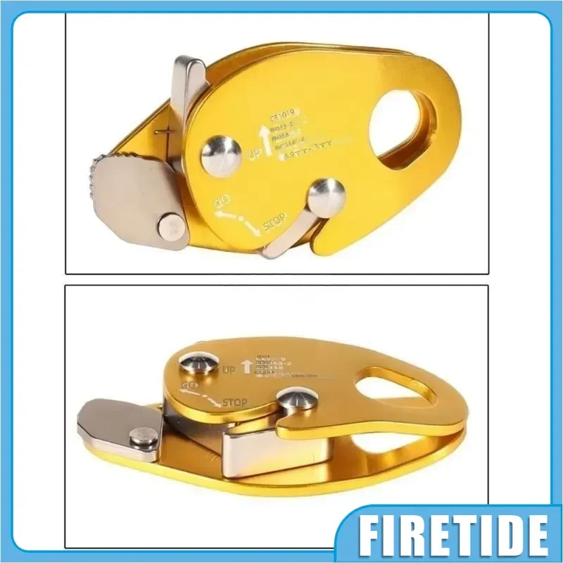 Auto Lock Rope Grab Fall Arrestor Retarder Ascending Descender Professional Safety Protective Gear for Mountain Climbing Aerial