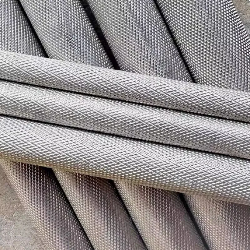 Stainless Steel Knurling Knurled Mesh Round Rod Bar -304 GRADE-MULTIPLE SIZES