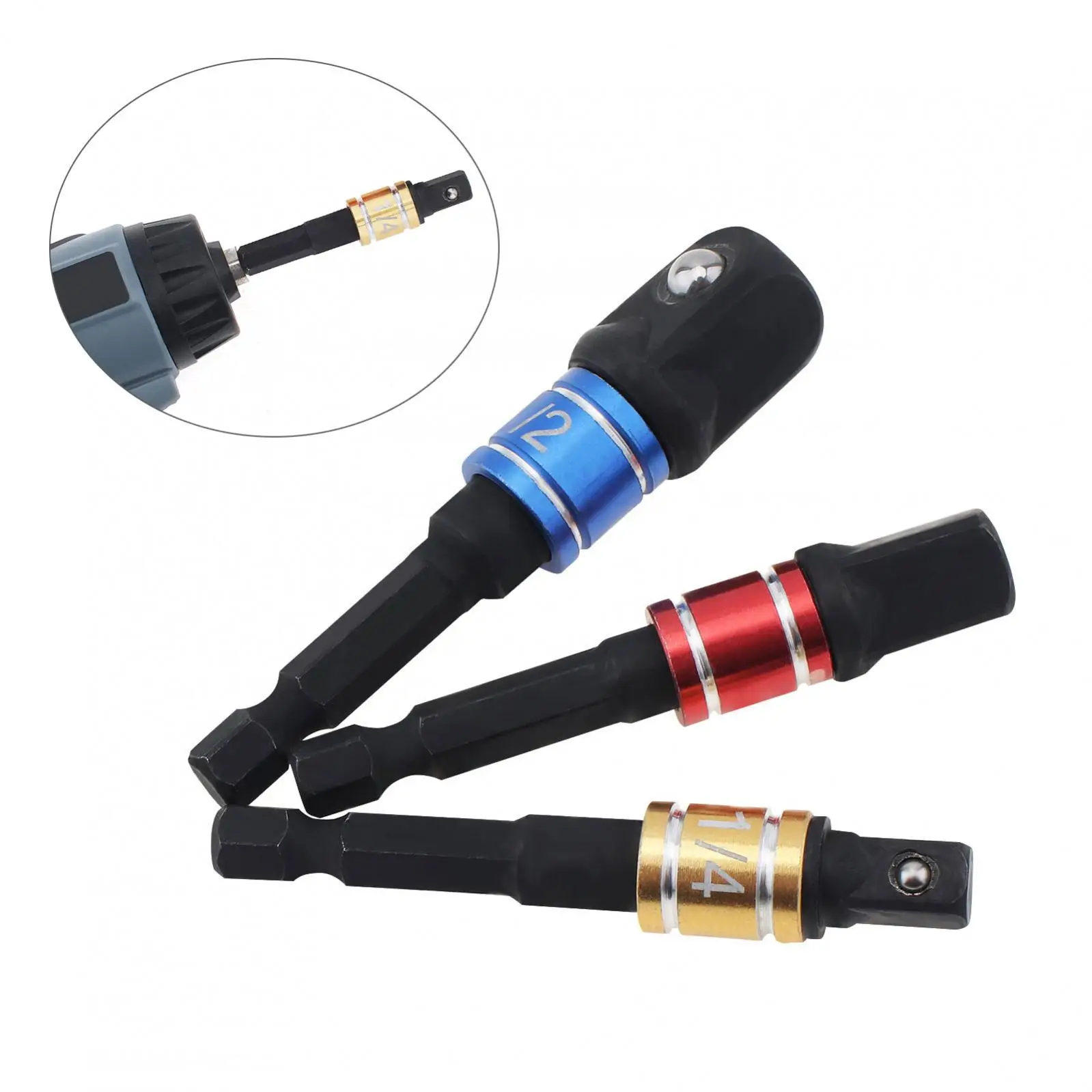 19pcs/set Drill Bit Set Universal Socket Adapter Drill Bit Holder Extension 105 Degrees Drill Bit Attachment Screwdriver Bit Kit