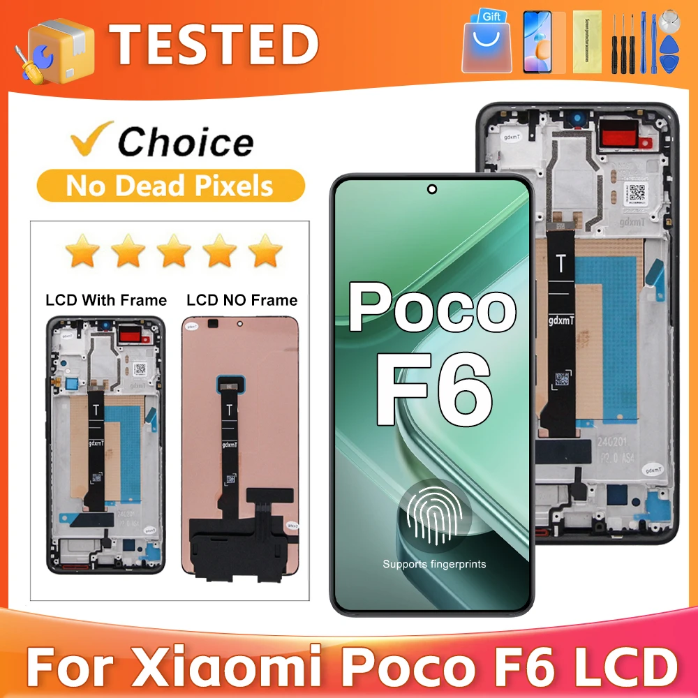 for-xiaomi-poco-f6-667''oem-24069pc21g-24069pc21i-for-poco-f6-lcd-display-touch-screen-digitizer-assembly-replacement