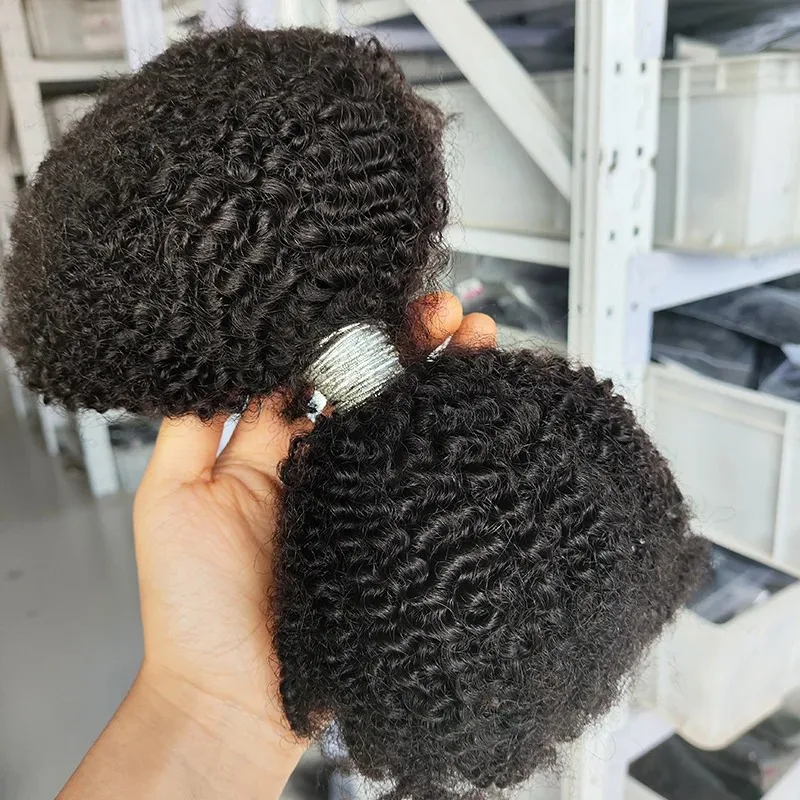 18 Inch 4C Afro Kinky Bulk Premium Human Hair for Women 30g/50g Locs Extensions Unprocessed Virgin Hair for Braiding Hairstyles