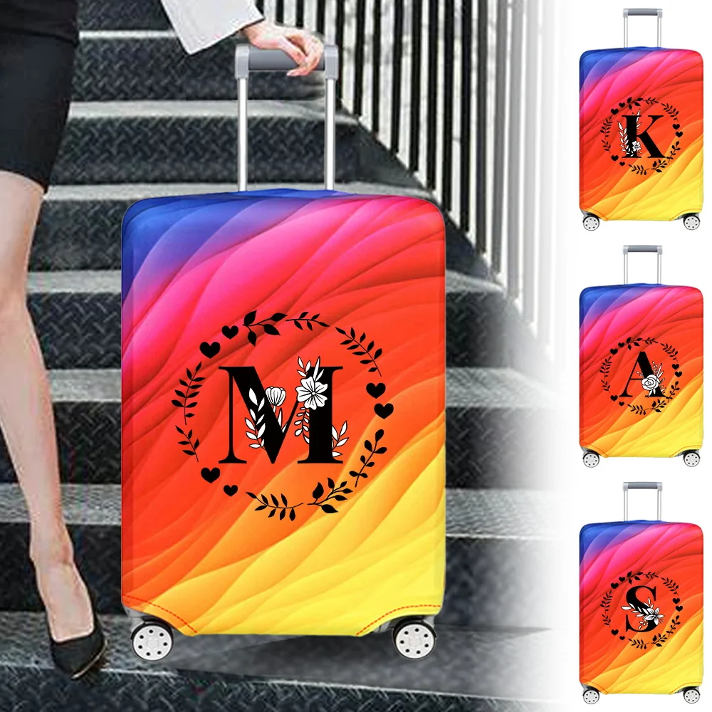 

Luggage Cover Garland Letter Series 18-32inch Travel Accessories Protective Case Stretch Fabric Cover Multiple Style Options