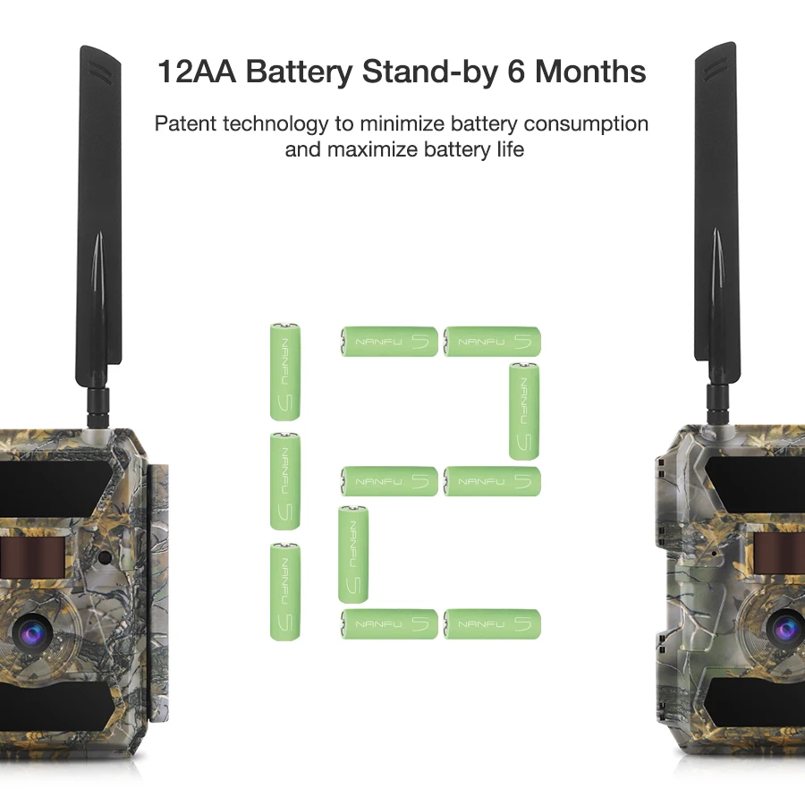 كاميرا الصيد الخلوية HD HC IP66 المقاومة للماء 4G LTE Verizon #5