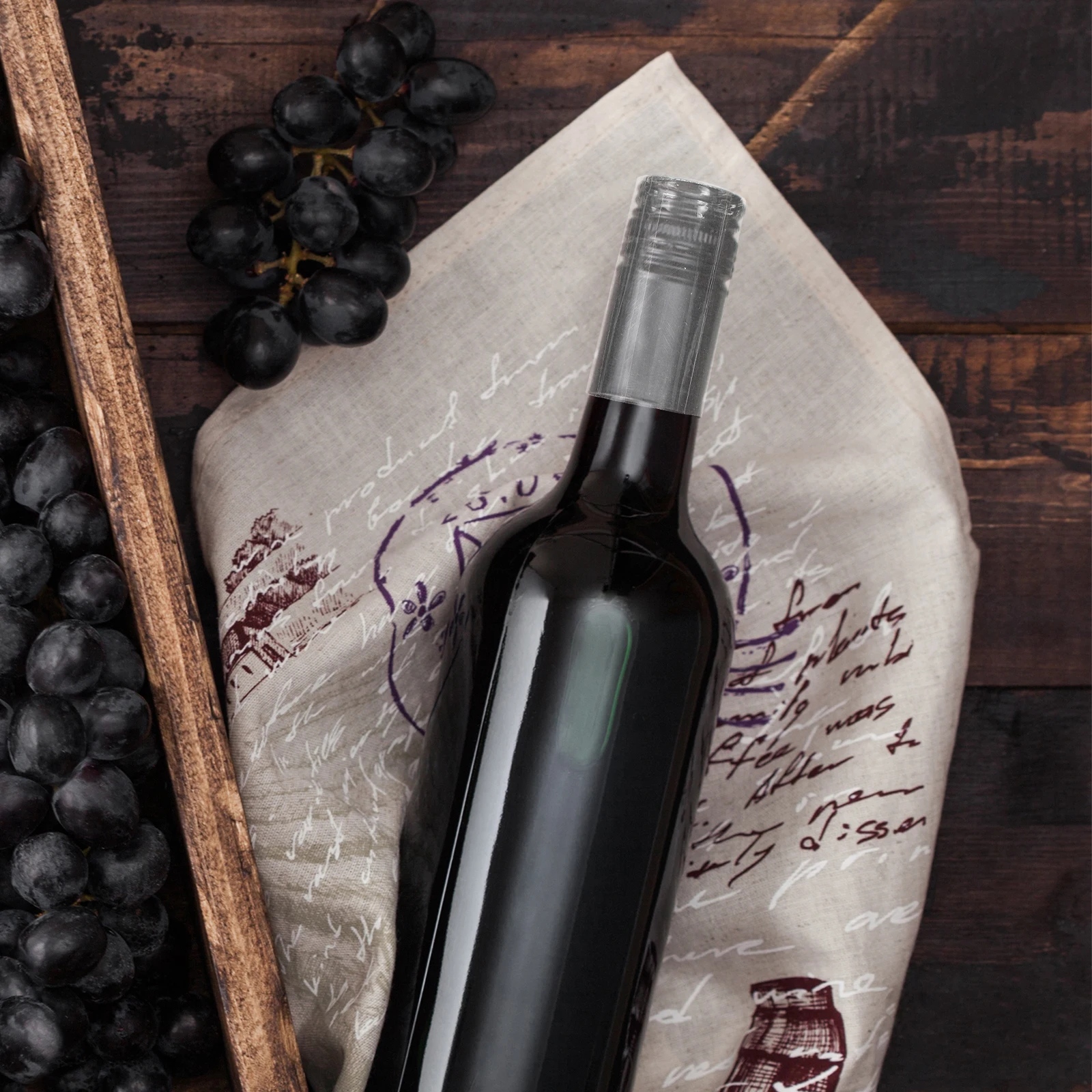 

100pcs Wine Bottle Seals Heat Shrink Capsules Red Wine Bottle Tops Covers Pvc Stoppers For Preservation Wedding Cruise