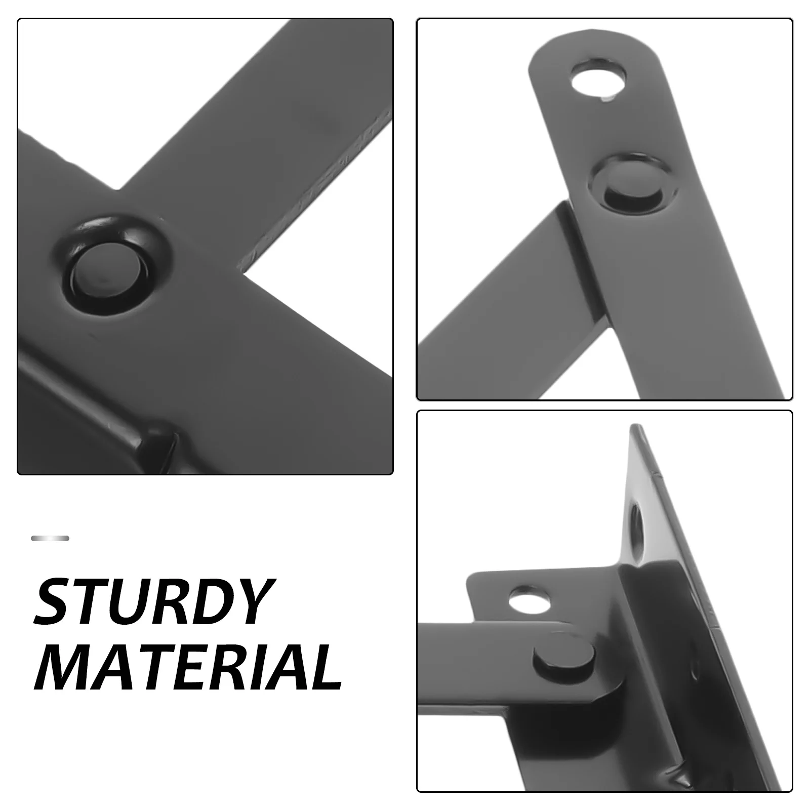 

1Set Foldable Lifting Bracket Spring Hinge Triangular Design Sofa Bed Cabinet Durable Stainless Steel Furniture Part