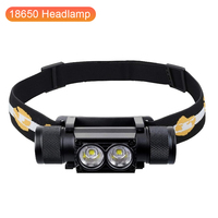 H25S Waterproof headlamp 18650 headlight 5 Modes dual Luminus SST40 LED 1200lm USB Rechargeable Torches Work Hiking Light lamp