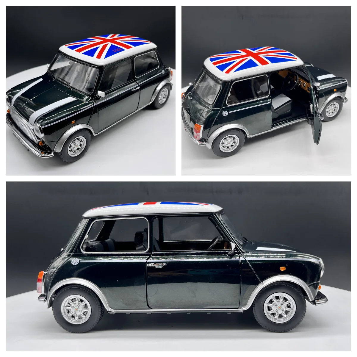 KK 1:12 Scale Diecast Alloy Luxury Cooper Vintage Toy Car Model Classic Adult Collectible Souvenir Gift Static Display Ornaments