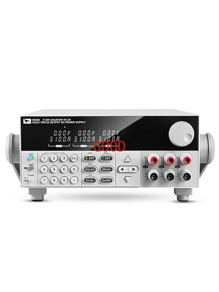 Fonte de alimentação regulada CC programável de três canais, It6322a