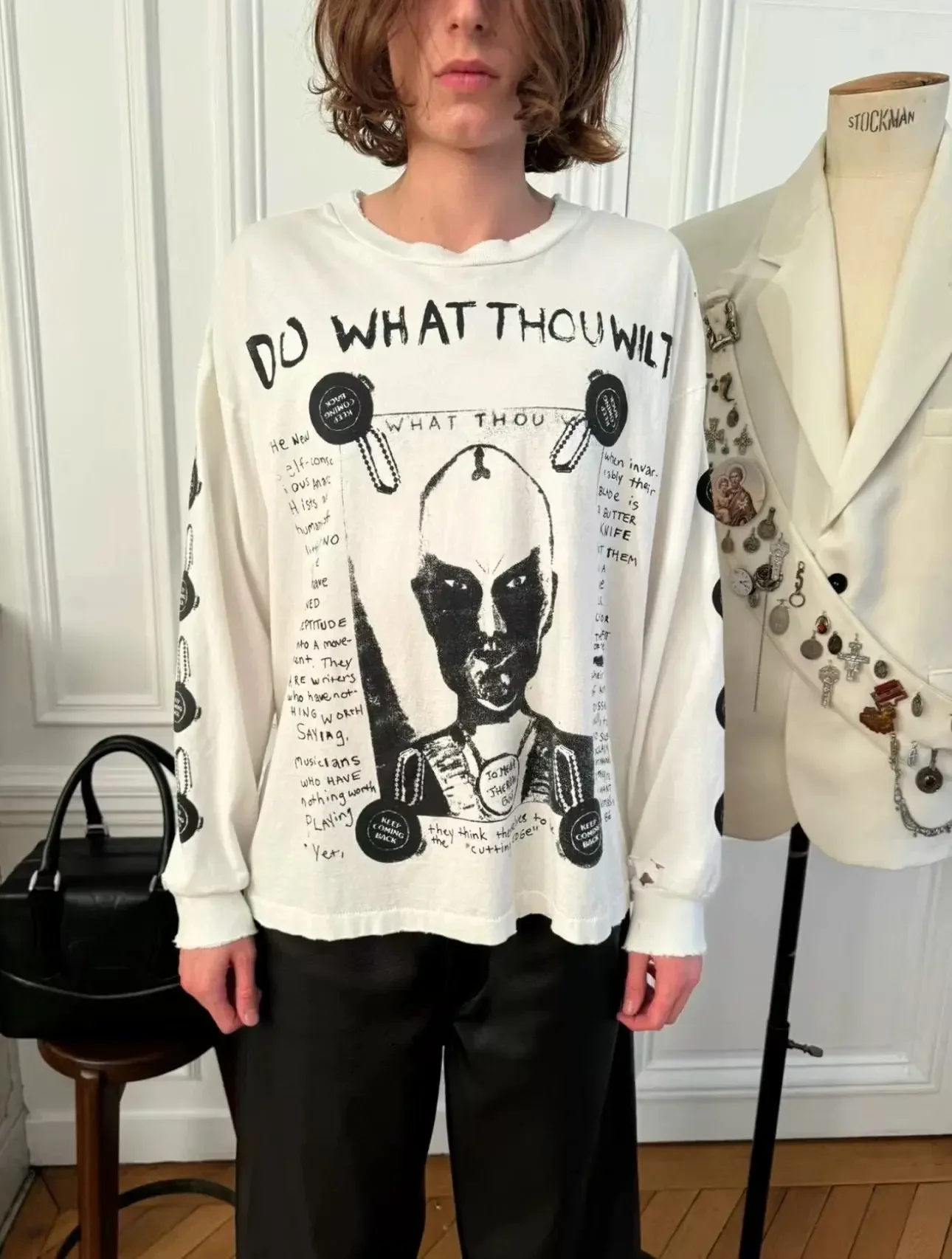 ER/D Bullhead Alien Print Long Sleeve 24ss