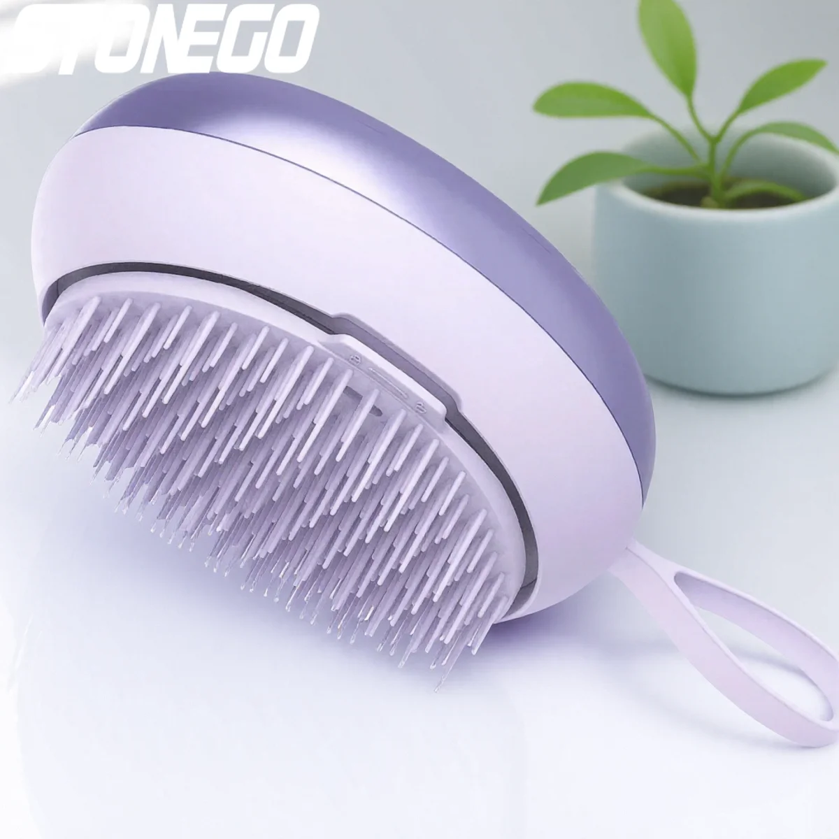 

Electric Negative Ion Hair Straightening Comb Vibration Massage for Fluffy Smooth Tangle Free Hair Care Styling Tool