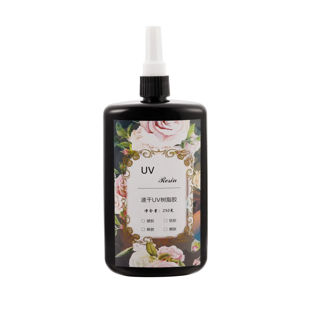 10g-250g Crystal Resin UV Glue DIY Jewelry Making High Hardness Fast Drying Harder Epoxy Glue for DIY Epoxy Resin Crafts image 6