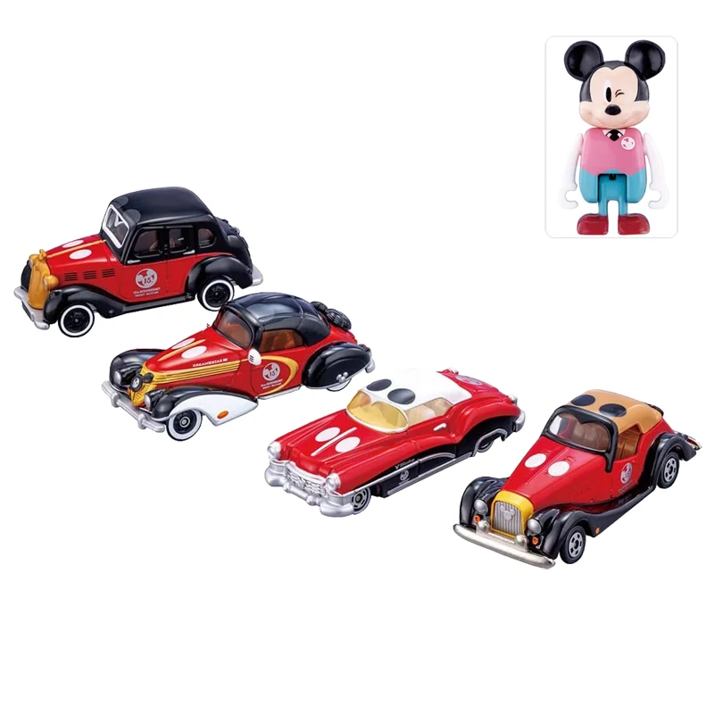 Takara tomy sonho tomica sp disney motores 15th aniversário sonho estrela história conjunto de modelos de carro de metal brinquedos com figura mickey mouse