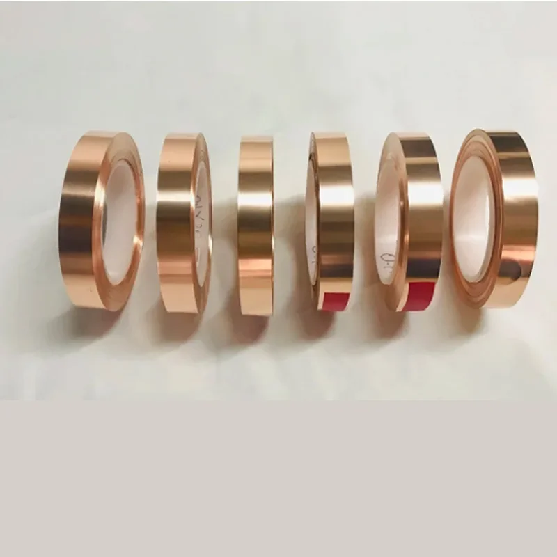 99.9% Pure Copper Metal Sheet Foil Strip Red Coppers Strip Thickness 0.05mm-1mm Width 5mm-90mm