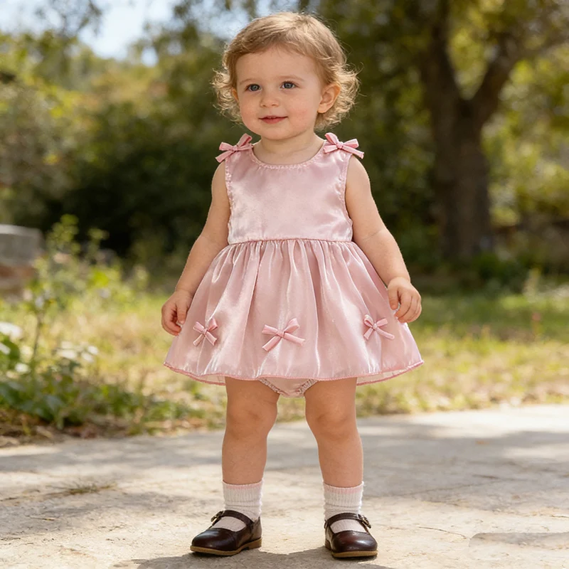 

Новинка 2023 года, летний комбинезон для новорожденных девочек, однотонный однотонный комбинезон без рукавов для маленьких девочек, детская одежда для детей 0-24 месяцев