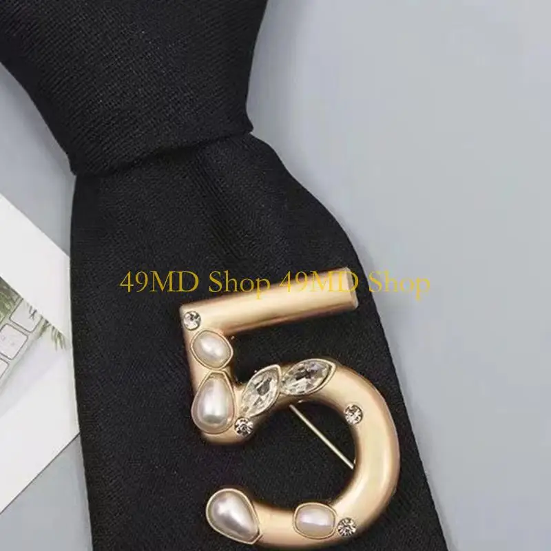 49MD Stylish Modern Neck Tie Comfortable Light weight Nylons Necktie for Business Casual and Daily Wear