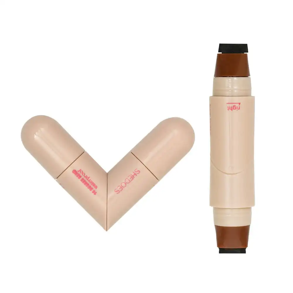 جديد المتكاملة كحل ختم القلم المزدوج رئيس للتدوير مخطط دقيق ختم دائم مقاوم للماء التجفيف السريع السائل العين اينر القلم