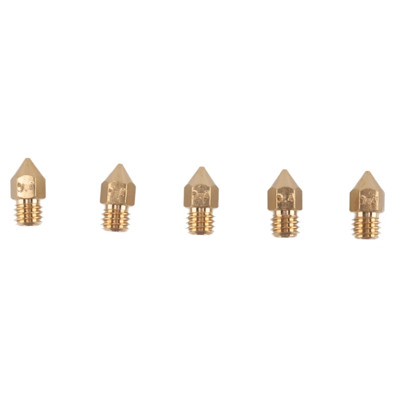 RISE-5 Piece Suitable For Zortrax M200 V2 Hot-End Extrusion Head Heating Nozzle 0.4Mm Nozzle