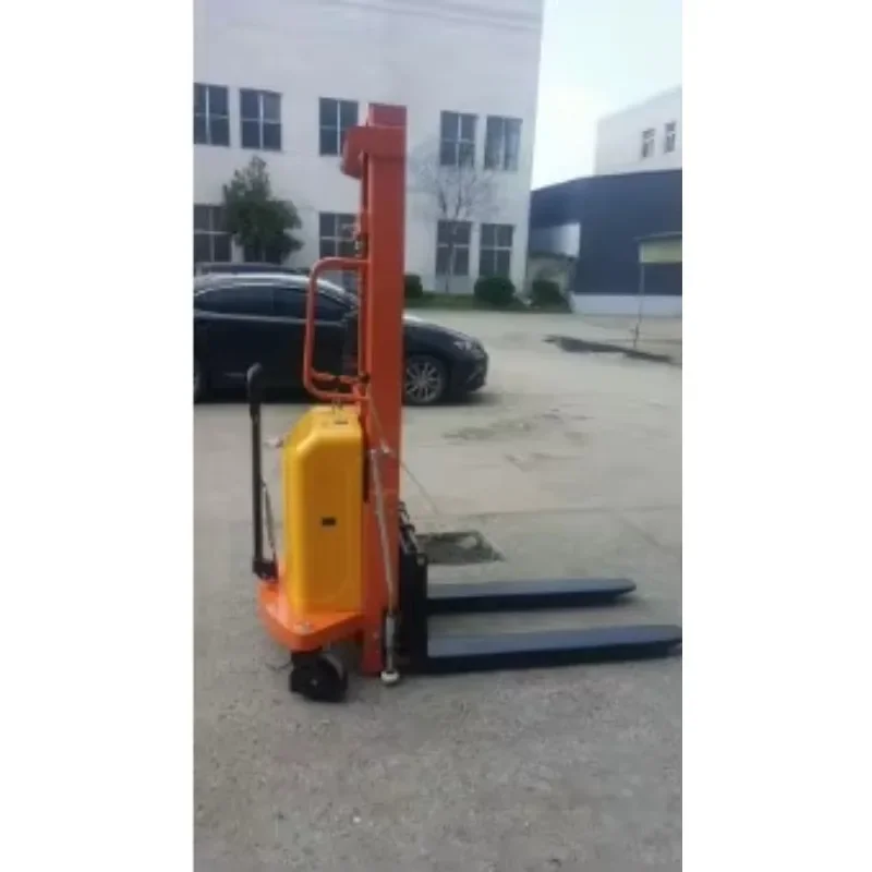 500kg Full Electric Portable Self Loading Stacker 1100mm 1300mm