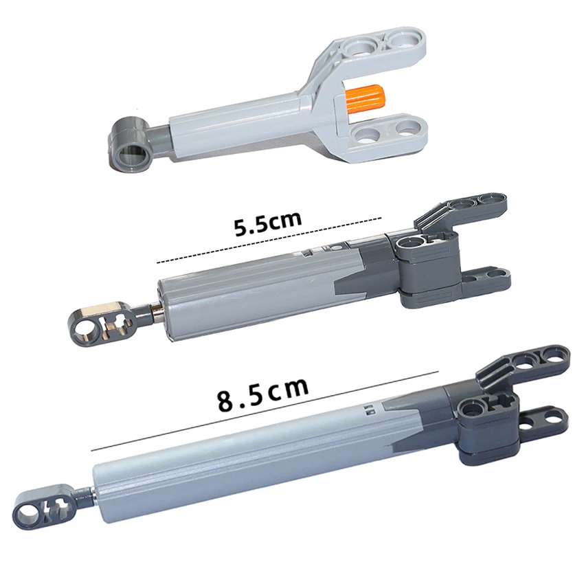 DIY Brick Technical Linear Actuator Push Rod Dynamic Telescopic Rod Screw Lifter 61927 61904 92693 MOC Building Block Parts Toys