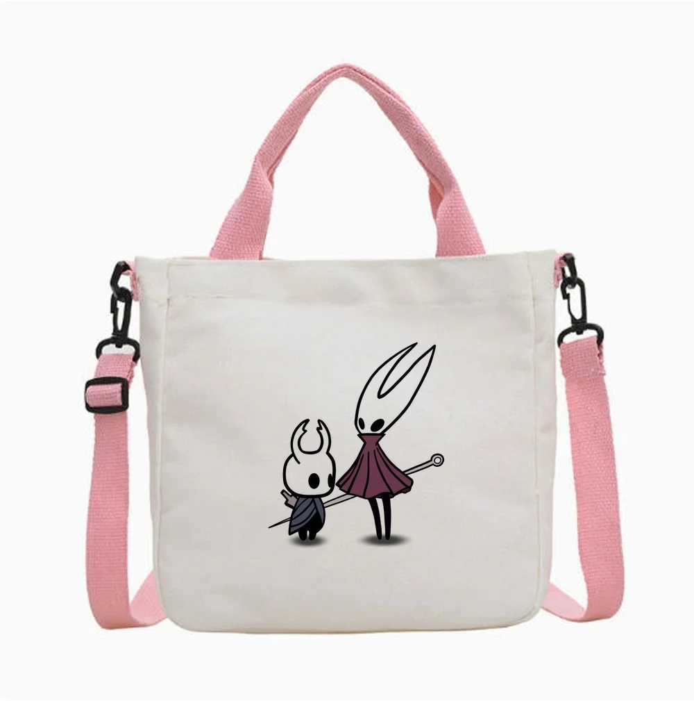 Hollow Knight tote bag shopper personnalisable reusable foldable canvas  woman