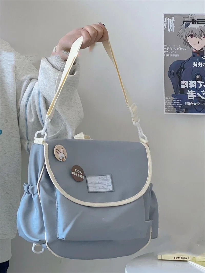 Multifunktion ale Verwendung Nylon tasche Frauen Schult aschen für Teenager-Mädchen Rucksack Frauen Student Umhängetaschen Umhängetasche Handtaschen